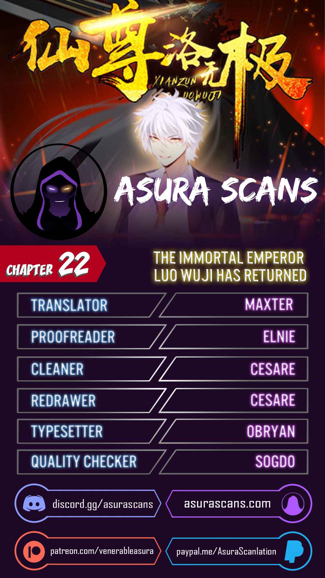 The Immortal Emperor Luo Wuji Has Returned Chapter 22 1